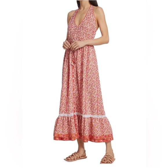 Poupette St. Barth Carine Floral Halter Maxi Dress (Size XS) - Picture 2 of 13